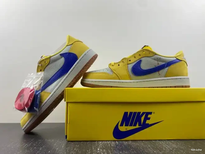 Rep TBK Canary Air OG 1 Travis DZ4137-700 x Low Scott Jordan 0501